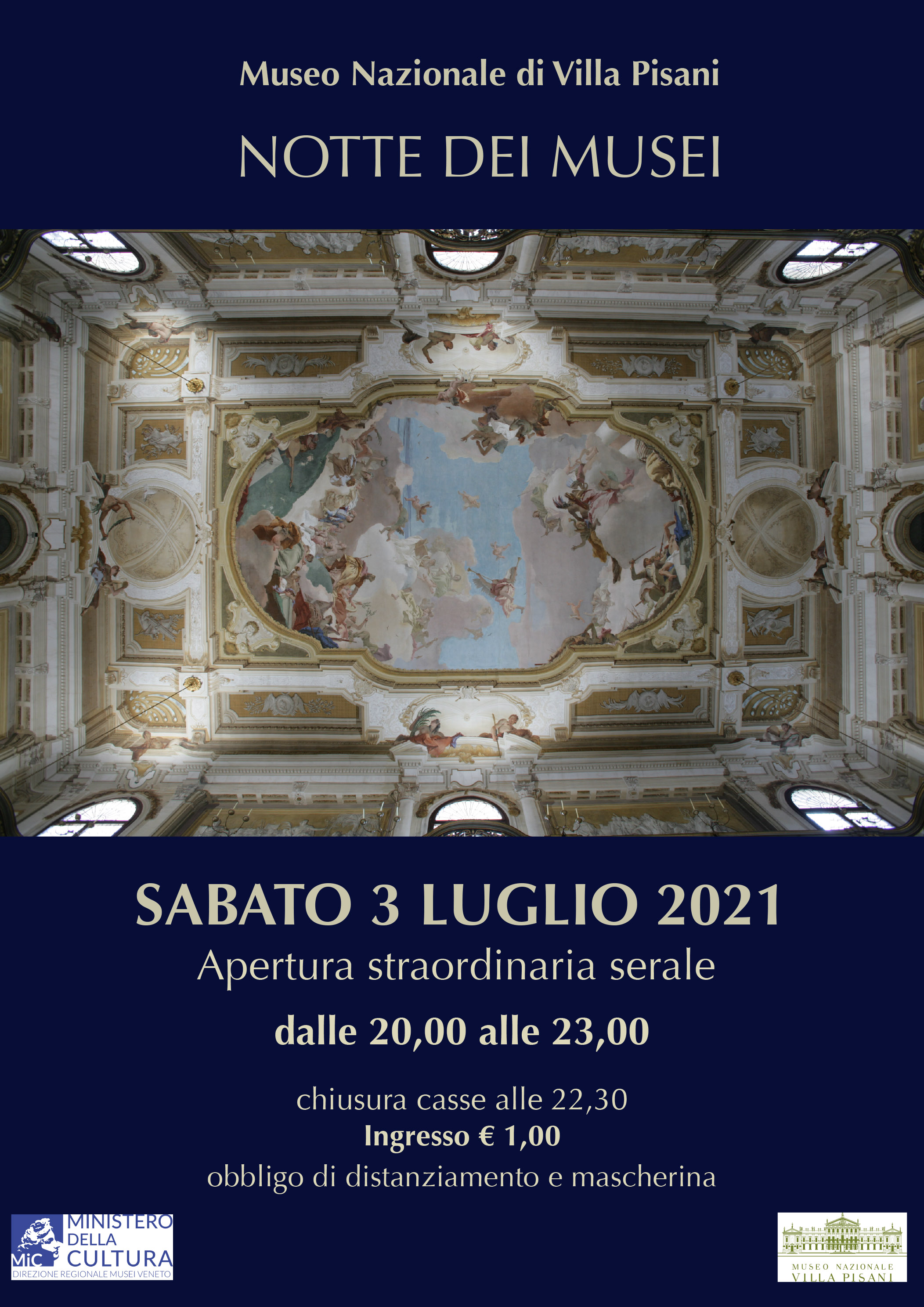 Notte dei Musei | Apertura straordinaria serale al Museo Nazionale di Villa Pisani